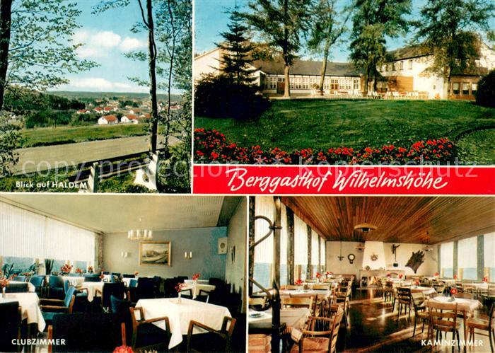 Haldem Berggasthof Wilhelmshoehe Clubzimmer Kaminzimmer