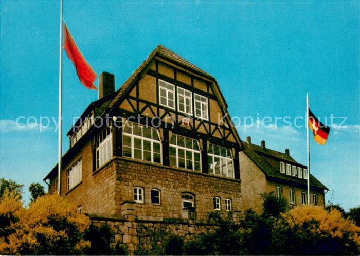 Lauenstein Salzhemmendorf Naturfreundehaus Aussenanischt Fachwerkstil