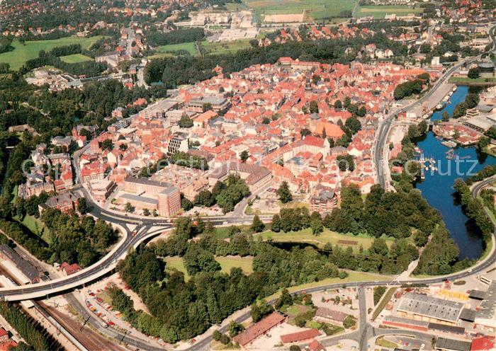 Stade Niederelbe Fliegeraufnahme Gesamtansicht