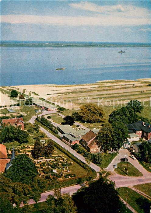 Krautsand Fliegeraufnahme Buhrfeinds Hotel