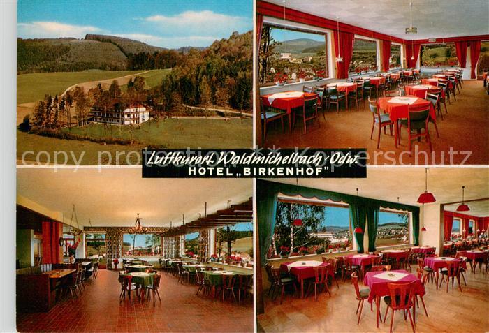 Waldmichelbach Restaurant Birkenhof Teilansichten