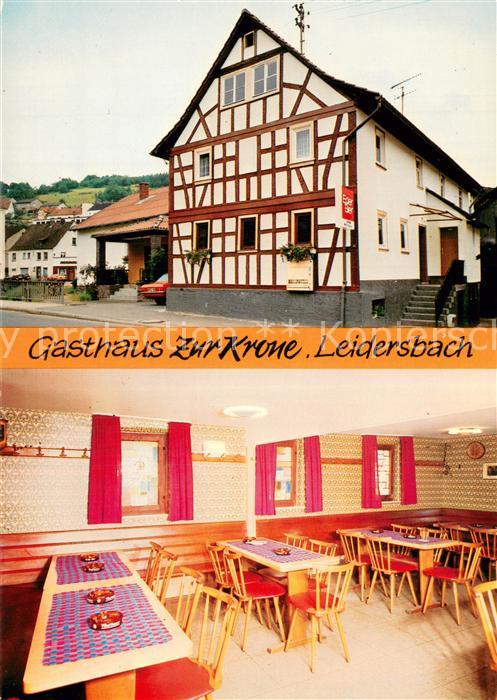 Leidersbach Gasthaus Zur Krone Fachwerkhaus