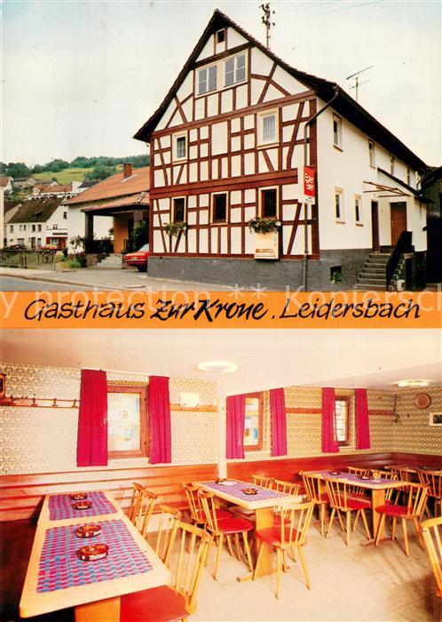 Leidersbach Gasthaus Zur Krone Fachwerkhaus