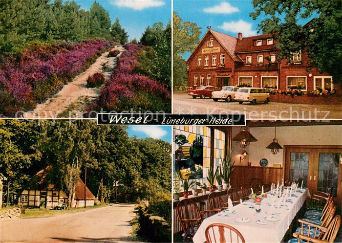 Wesel Nordheide Gasthof Pension Heidelust Restaurant Heidelandschaft