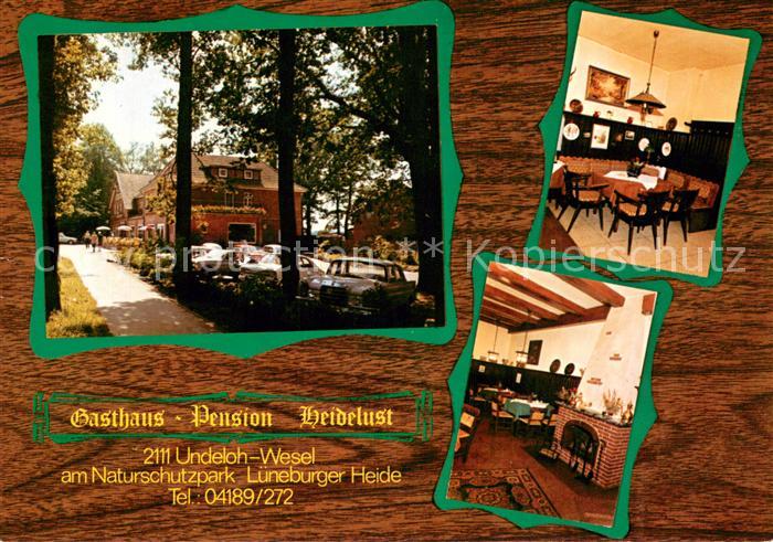 Undeloh Gasthaus Pension Heidelust Restaurant Gaestehaus Kaminzimmer