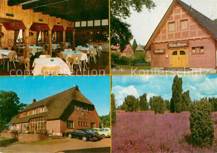 Undeloh Gasthaus Pension Cafe Smes Hof Gastraum Heidelandschaft