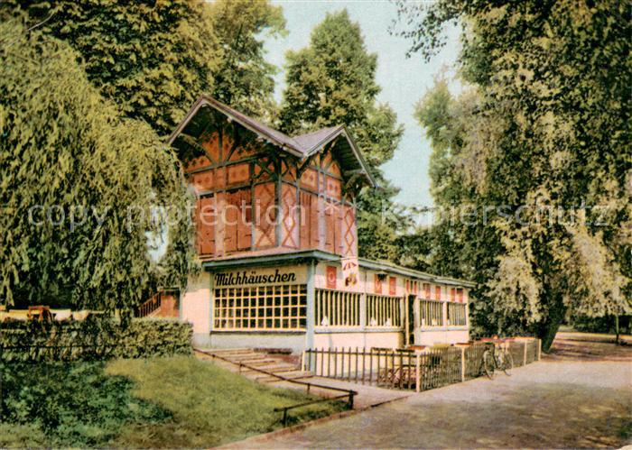 Weissensee Berlin Milchhaeuschen am Weissen See