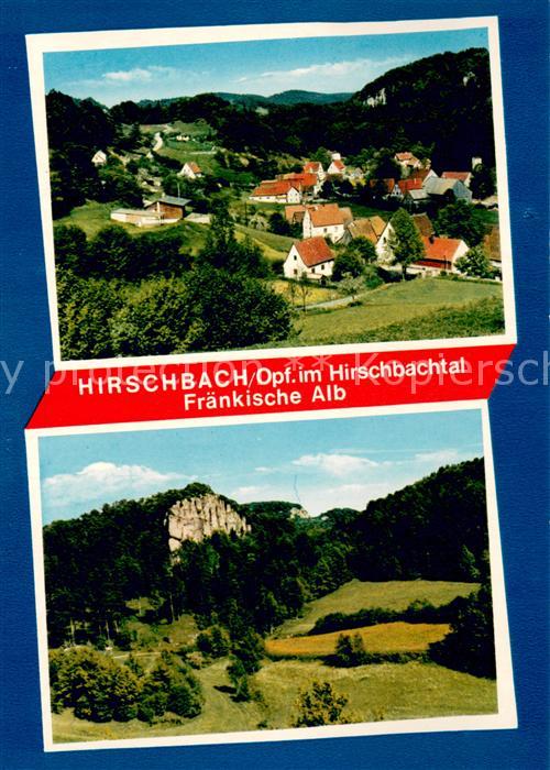 Hirschbach Oberpfalz Ortsansicht Panorama Hirschbachtal Fraenkische Alb