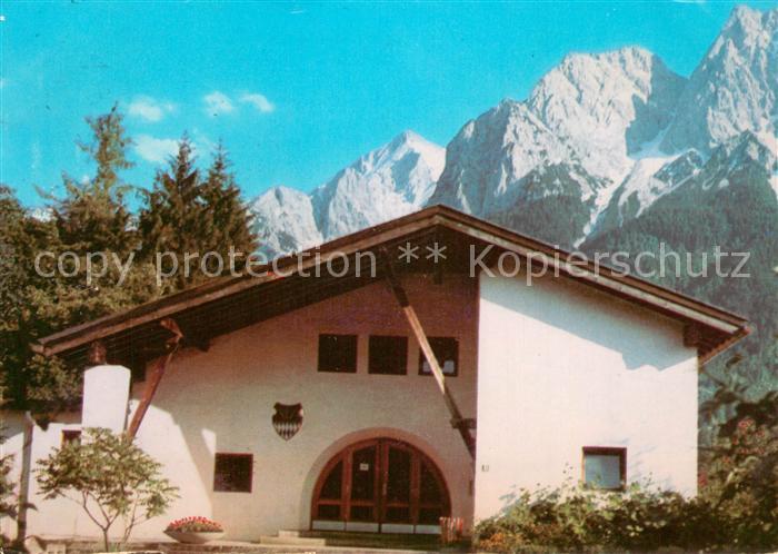 Grainau Heimstaette Bayerische Jungbauernschaft Schule Alpen