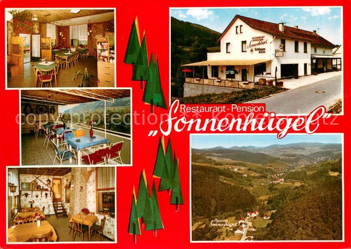 Ober-Schoenmattenwag Cafe Restaurant Pension Sonnenhuegel Fliegeraufnahme