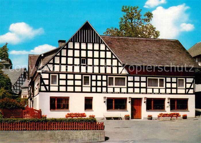 Holthausen Sauerland Gasthof Pension Vollmer-Koenig Fachwerk