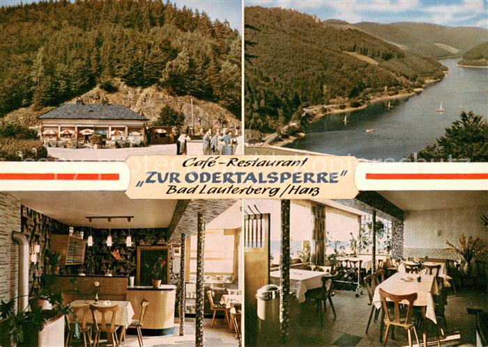 Bad Lauterberg Cafe Restaurant zur Odertalsperre Landschaftspanorama