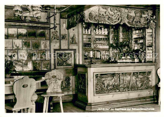 Rohrhardsberg Schonach Schaenke im Gasthaus zur Schwedenschanze
