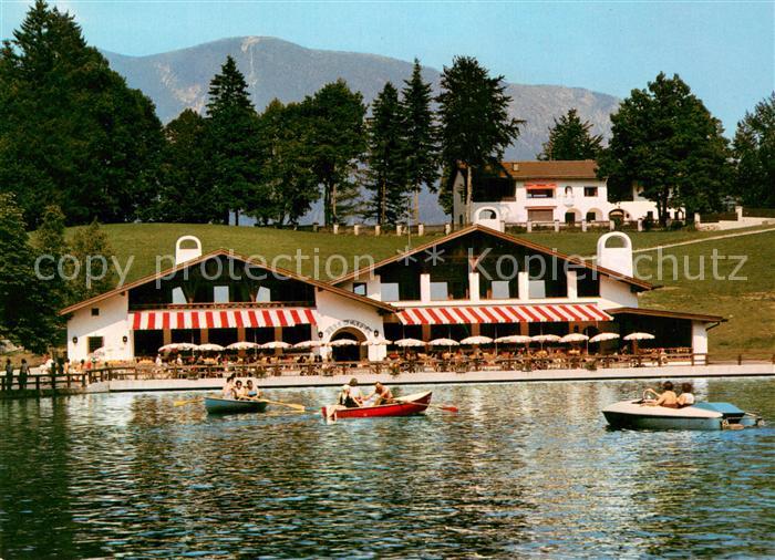 GARMISCH-PARTENKIRCHEN Bayern See-Cafe und Restaurant am Riessersee Bootsverleih