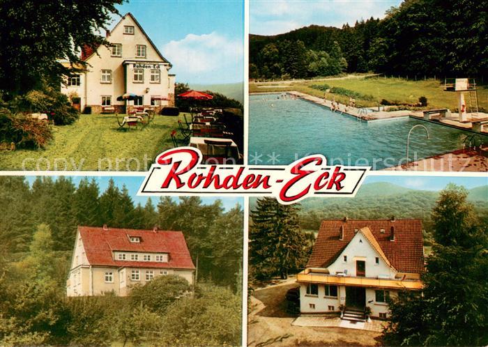 Rohden Berggasthaus Rohden-Eck Sommerfrische Hallenbad