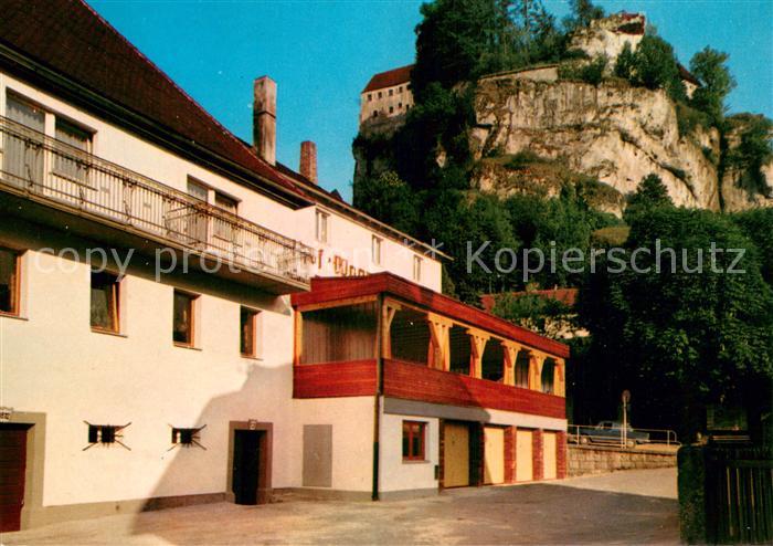 Pottenstein Oberfranken Gasthof Wagner Braeu Fraenkische Schweiz
