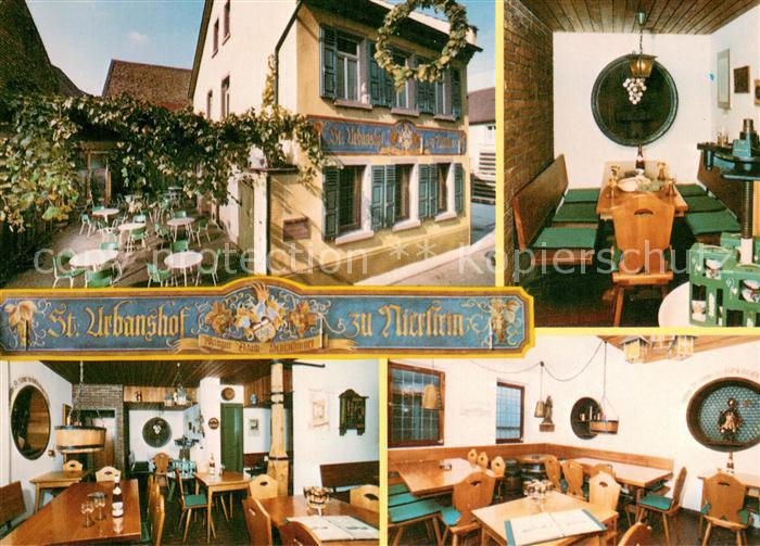 Nierstein Rhein Gutsausschank St. Urbanshof Weingut Schwibinger