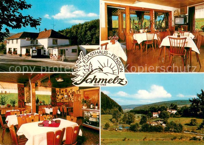 Huettenthal Mossautal Gasthaus Pension Zur Schmelz Restaurant Landschaftspanoram