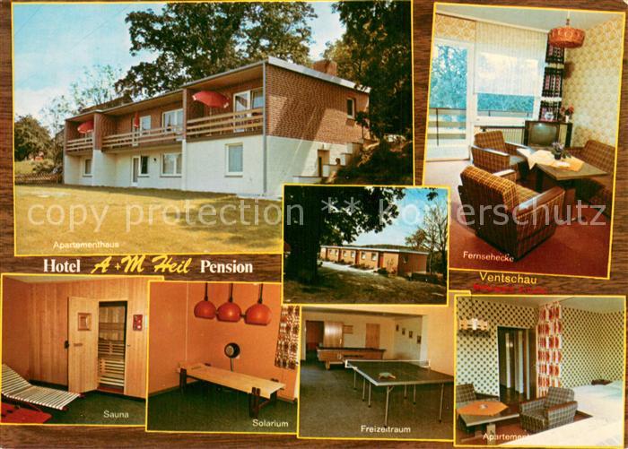 Ventschau Hotel Pension Heil Sauna Solarium Freizeitraum Apartements