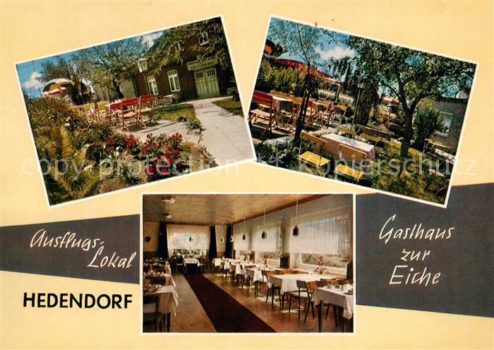 Hedendorf Hotel Ausflugslokal Gasthaus zur Eiche Gartenterrasse