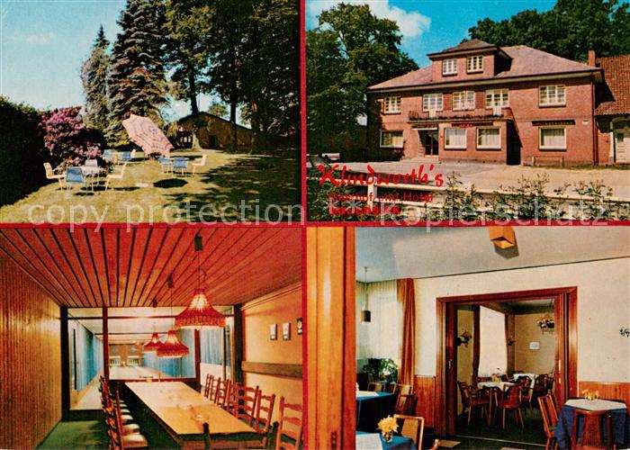Sauensiek Klindworths Gasthof und Hotel Garten Kegelbahn