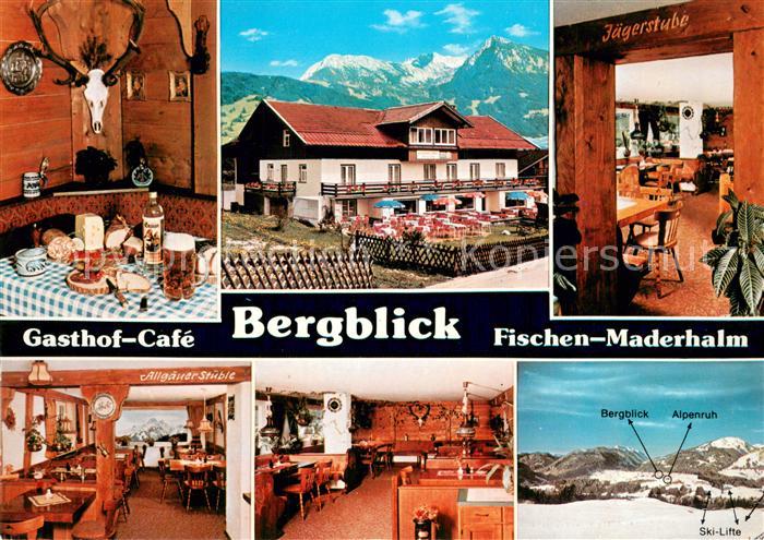 Fischen Allgaeu Gasthof Cafe Bergblick Gaststube Jaegerstube Alpen