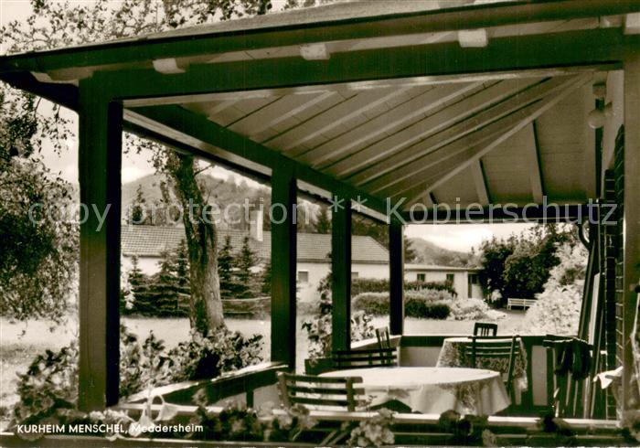 Meddersheim Kurheim Menschel Terrasse