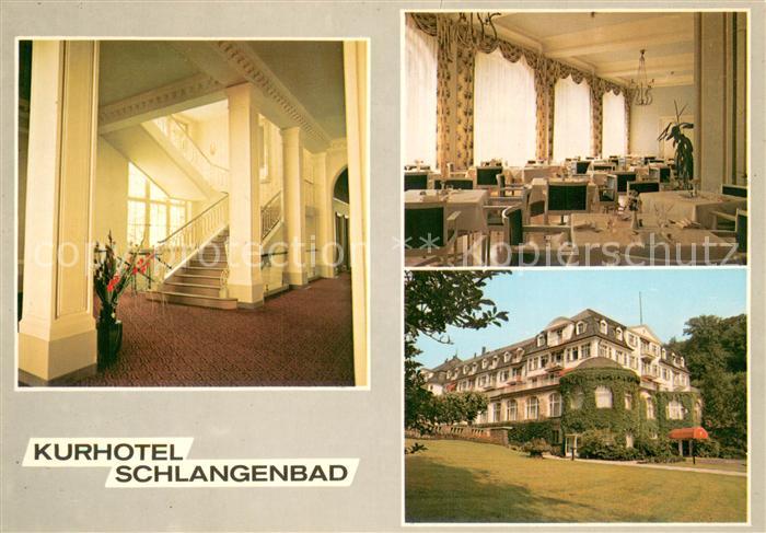 Schlangenbad Taunus Kurhotel Restaurant Treppenaufgang