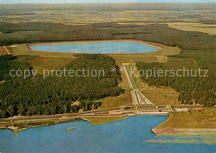 Geesthacht Elbe Pumpspeicherwerk Speicherbecken Krafthaus