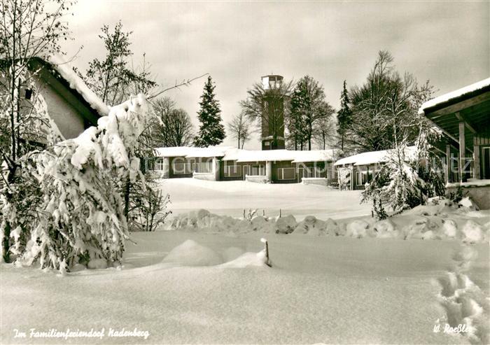 Lindenberg Allgaeu Familienferiendorf Nadenberg im Winter