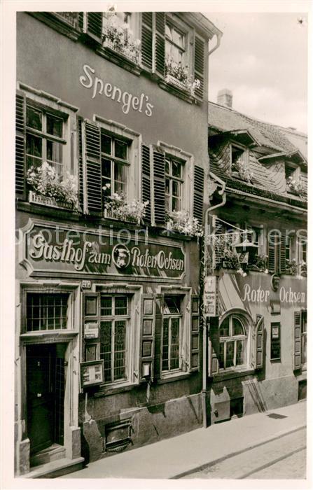 Heidelberg Neckar Spengels Gasthof zum Roten Ochsen