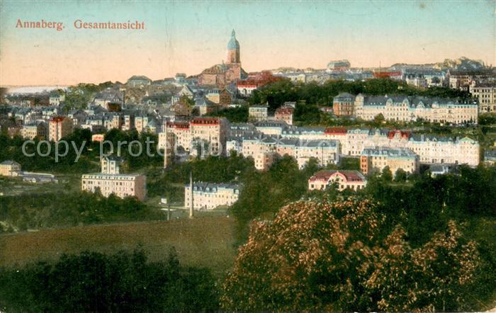 Annaberg-Buchholz Erzgebirge Stadtansicht
