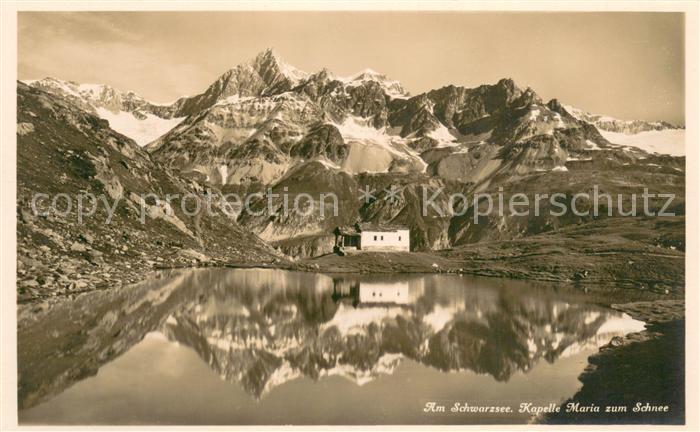 Schwarzsee Tirol Kapelle Maria zum Schnee