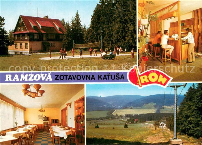 Ramzova Zotavovna ROH Katusa lezi v Ramzovskem sedle ktere je idealnim vychodist