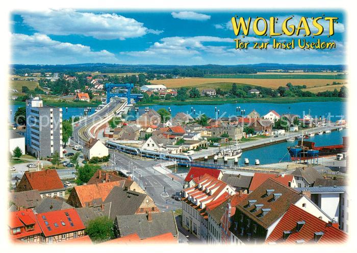 Wolgast Mecklenburg-Vorpommern Fliegeraufnahme