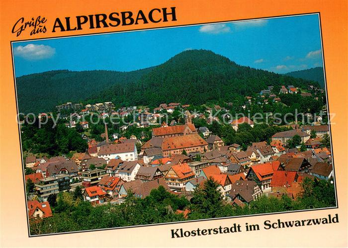 Alpirsbach Kloster und Kurstadt Fliegeraufnahme