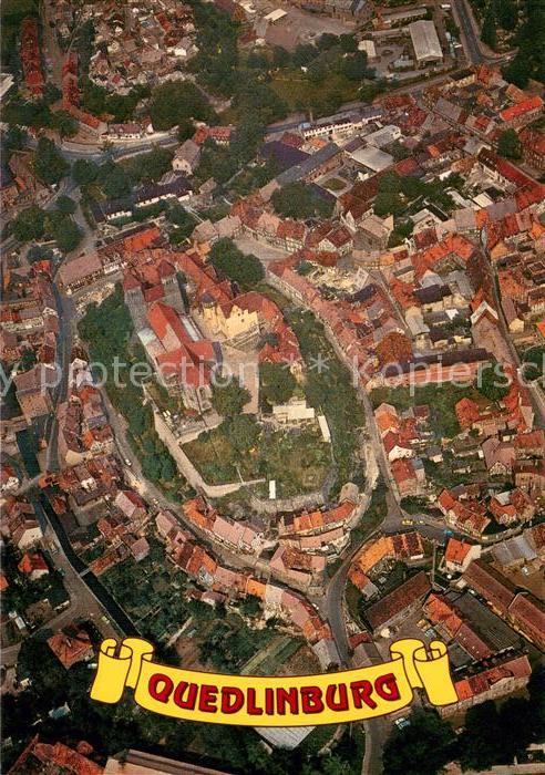 Quedlinburg Harz Fliegeraufnahme