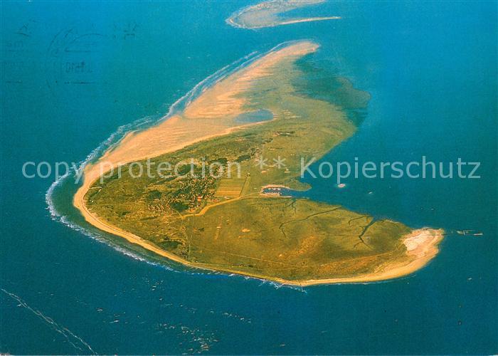 Spiekeroog Nordseeinsel Fliegeraufnahme