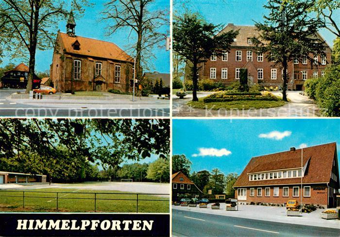 Himmelpforten Niederelbe Kirche Schloss Sportplatz Rathaus