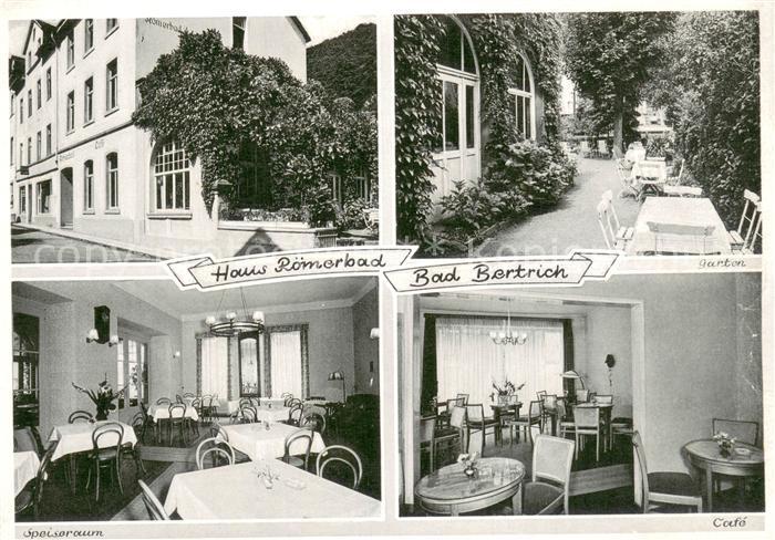 Bad Bertrich Haus Roemerbad Gastraeume Terrasse