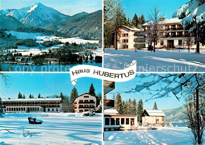 Bad Wiessee Tegernsee Haus Hubertus Panorama Winteridyll