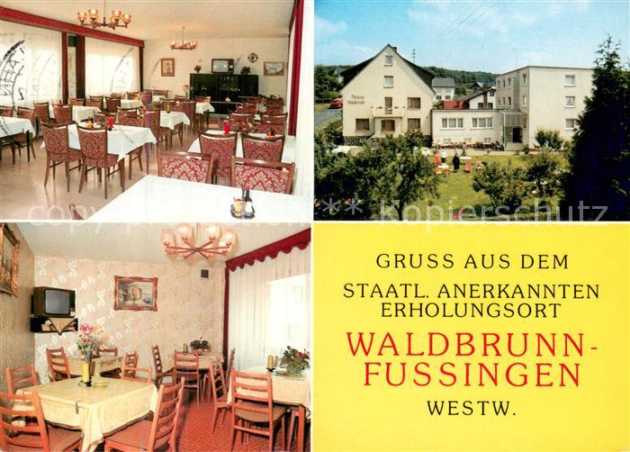 Fussingen Privatpension Westerwald Speisesaal Gaststube