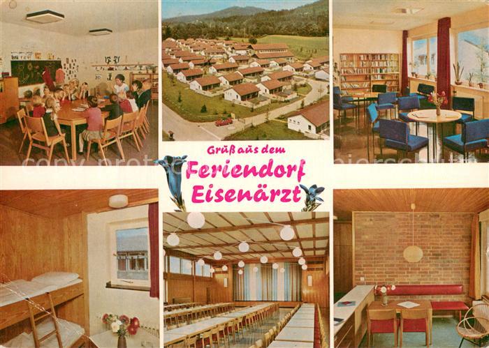 Eisenaerzt Feriendorf Spielzimmer Buecherei Schlafraum Speisesaal