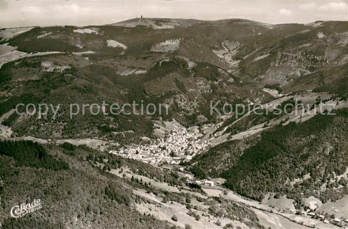 Todtnau Schwarzwald BW Gesamtansicht m. Umgebung