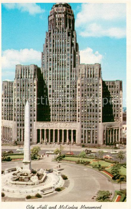 Buffalo New York City-Hall McKinley-Monument