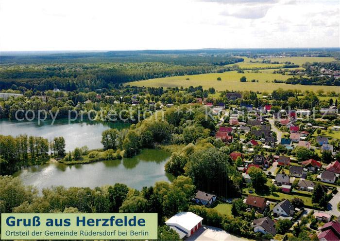 Herzfelde Strausberg Fliegeraufnahme Teilansicht