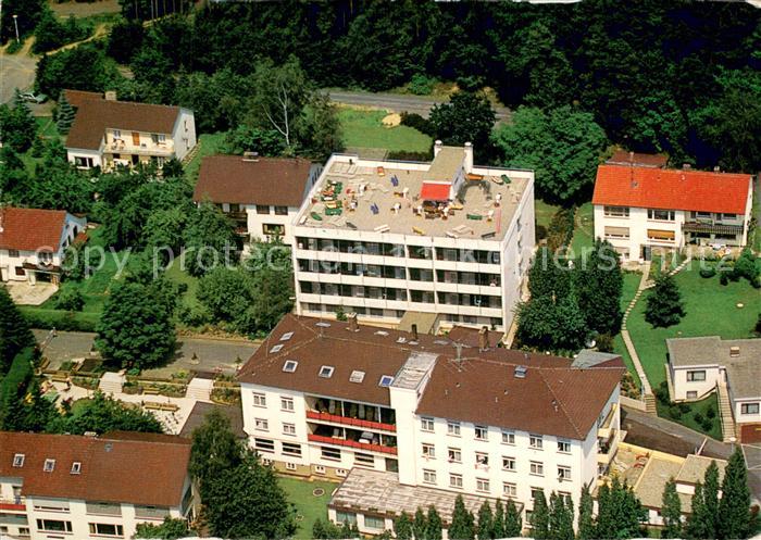 Bad Wildungen Fliegeraufnahme Waldsanatorium