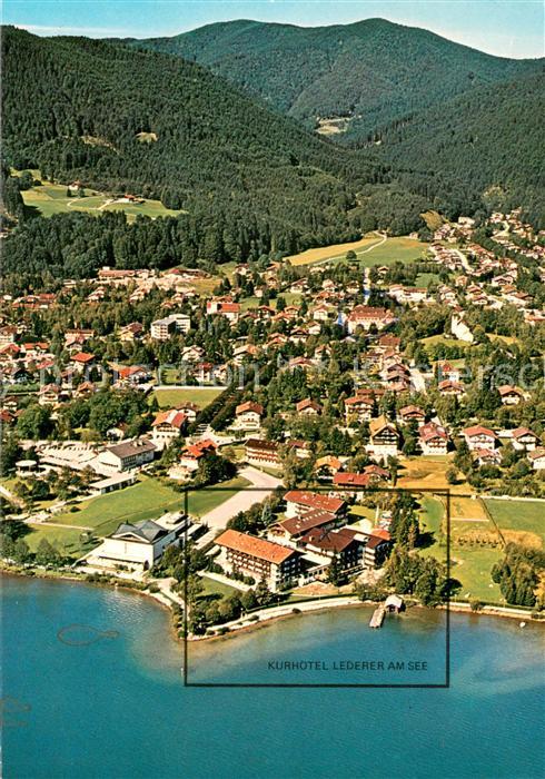 Bad Wiessee Fliegeraufnahme Kurhotel Lederer am See