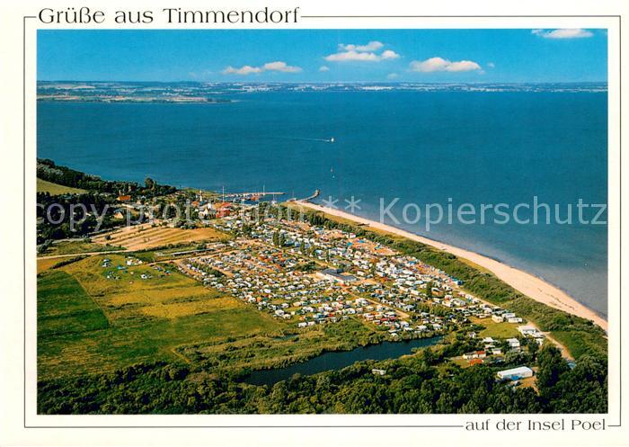 Timmendorf Insel Poel Fliegeraufnahme Kueste Campingplatz