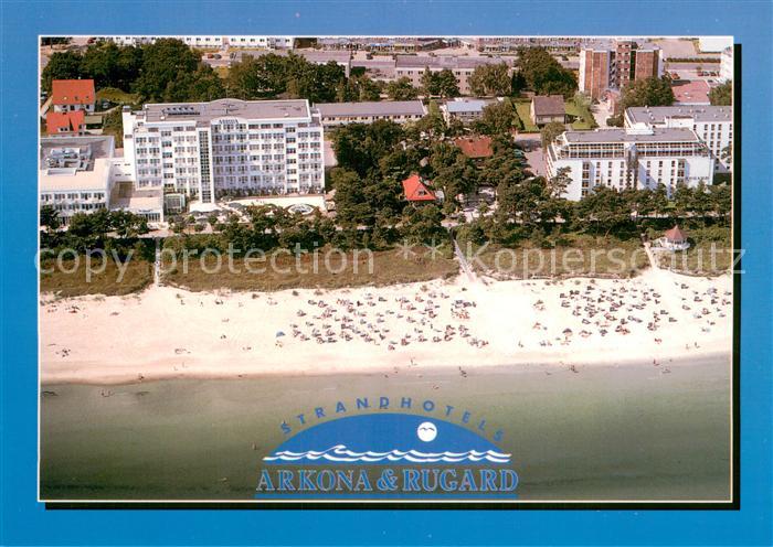 Binz Ruegen Fliegeraufnahme Arkona u. Rugard-Strandhotels